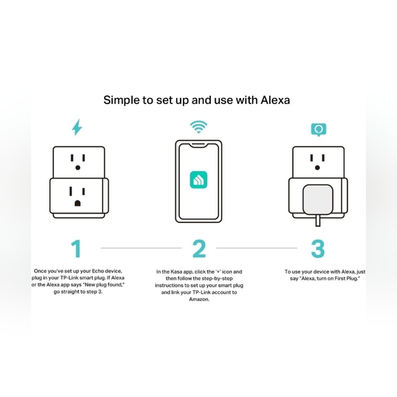 Kasa Smart Plug Mini, Smart Home Wi-Fi Outlet Works with Alexa & Google Home - Picture 7 of 10